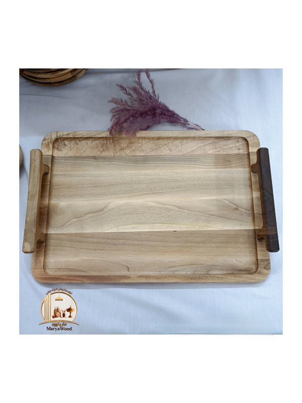 سینی چوبی مستطیل از چوب گردو کد m69
