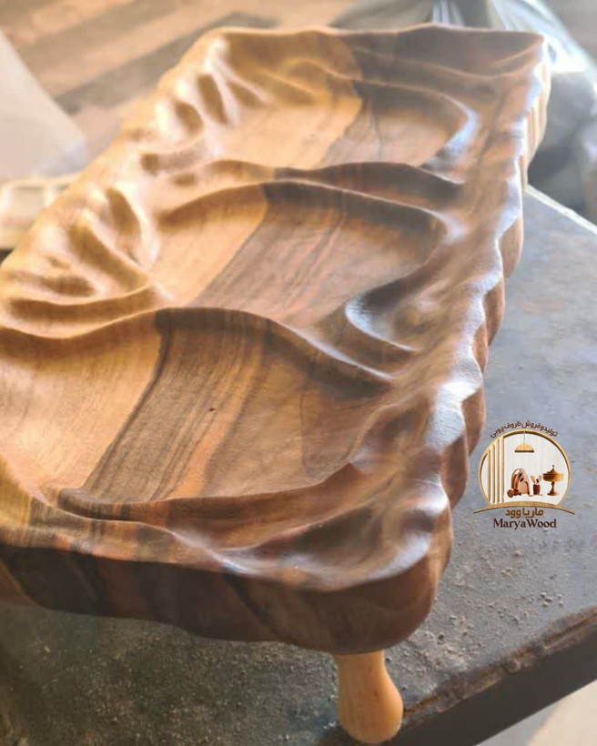 اردورخوری چوب گردو پایه دار دریا کد m94